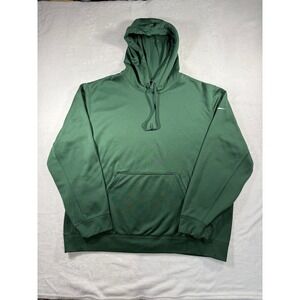 NIKE THERMA-FIT Pullover Hoodie Sweatshirt Men's XL Drawstrings Evergreen EUC